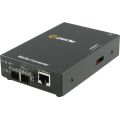 S-110PP-S2SC20 - 10/100 Fast Ethernet Stand-Alone Media and Rate Converter with PoE+ (PoEP ) Power Sourcing
