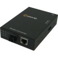 S-1110-S1SC10D-XT - 10/100/1000 Gigabit Ethernet Stand-Alone Industrial Temperature Media Rate Converter